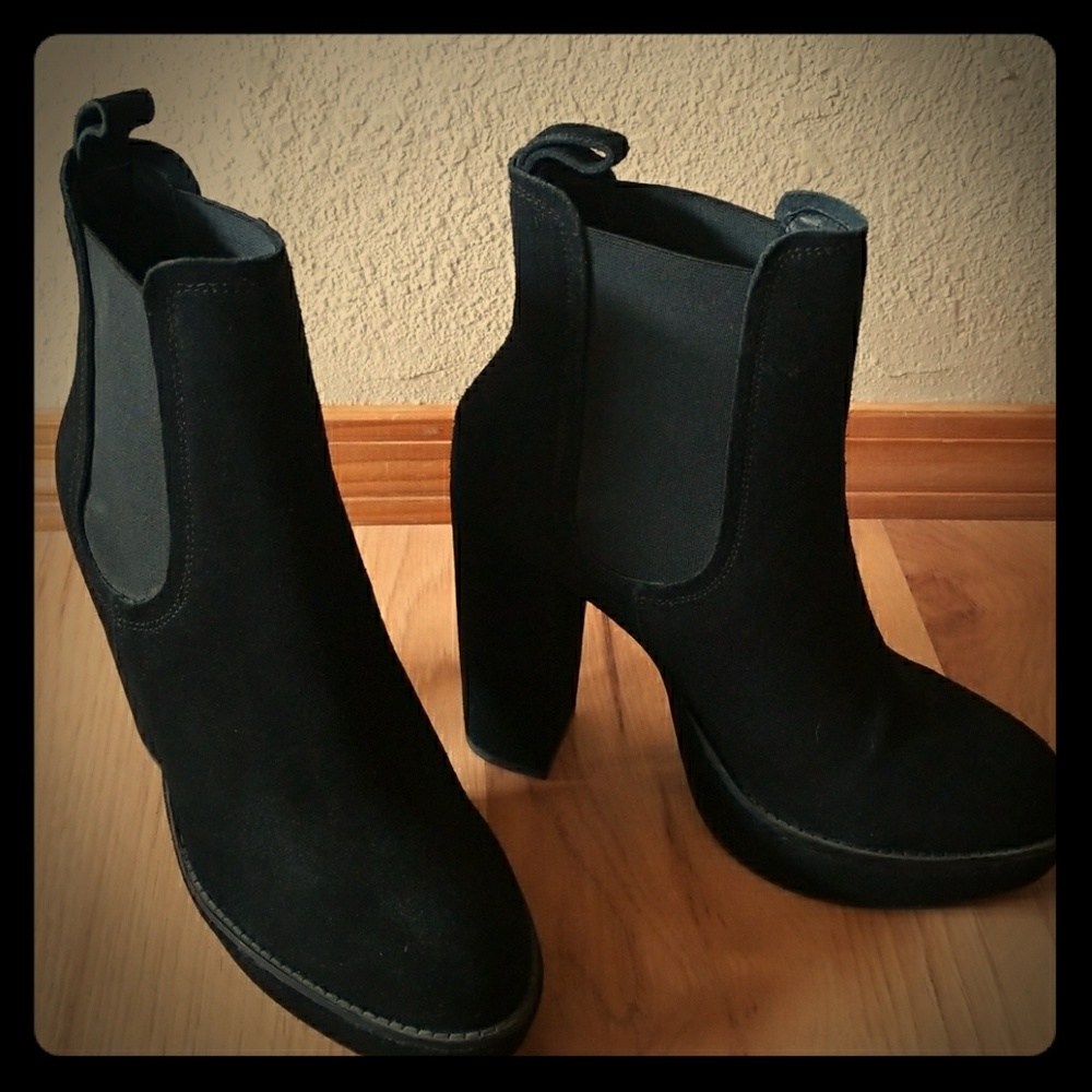 H&M Black Booties